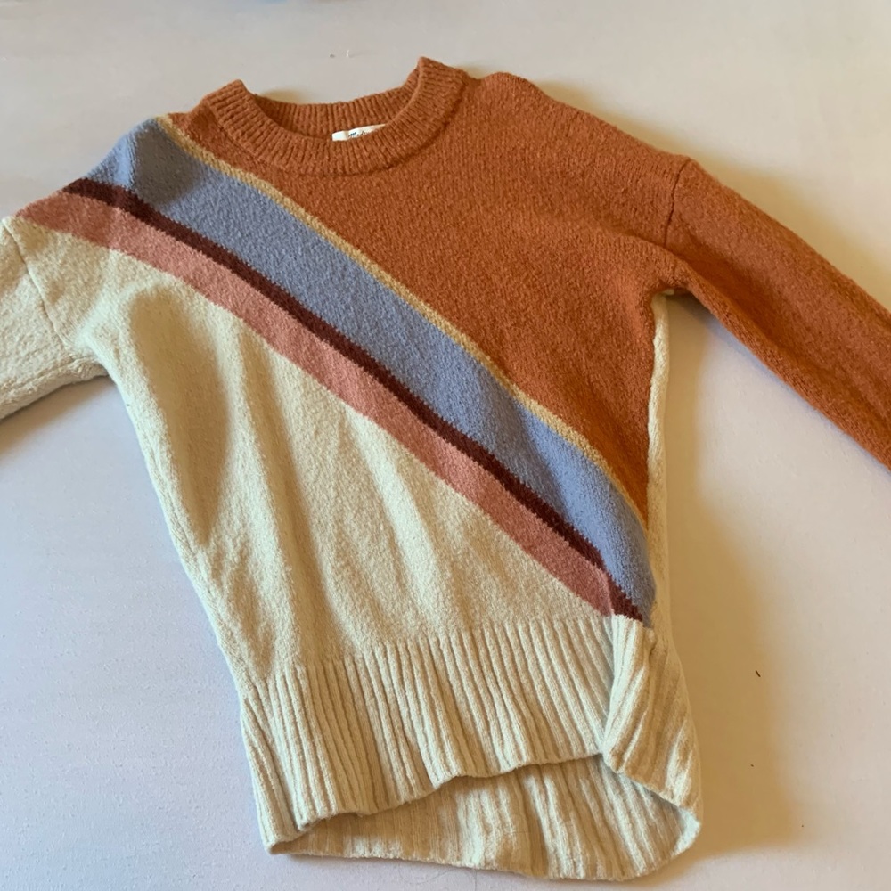 MADEWELL Striped Sweater- Size XS
